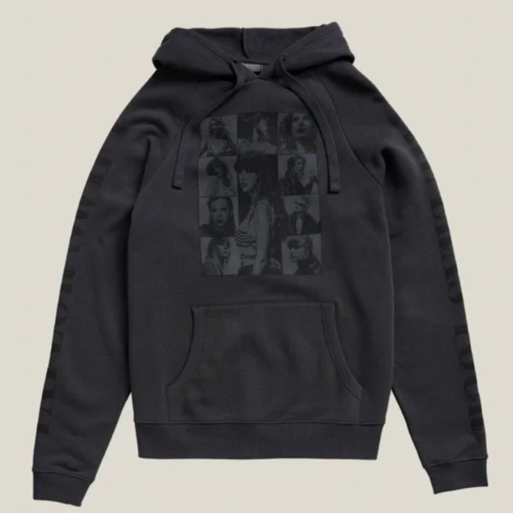 TAYLOR SWIFT The Eras Tour Black Hoodie in Size XL - NWOT!!!
